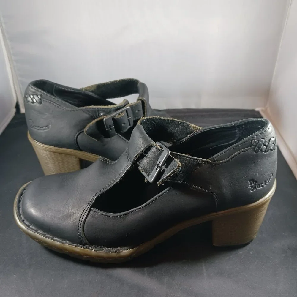 Vintage Dr. Martens POLLEY Mary Jane’s Twee Revival Heel Shoes size 6M